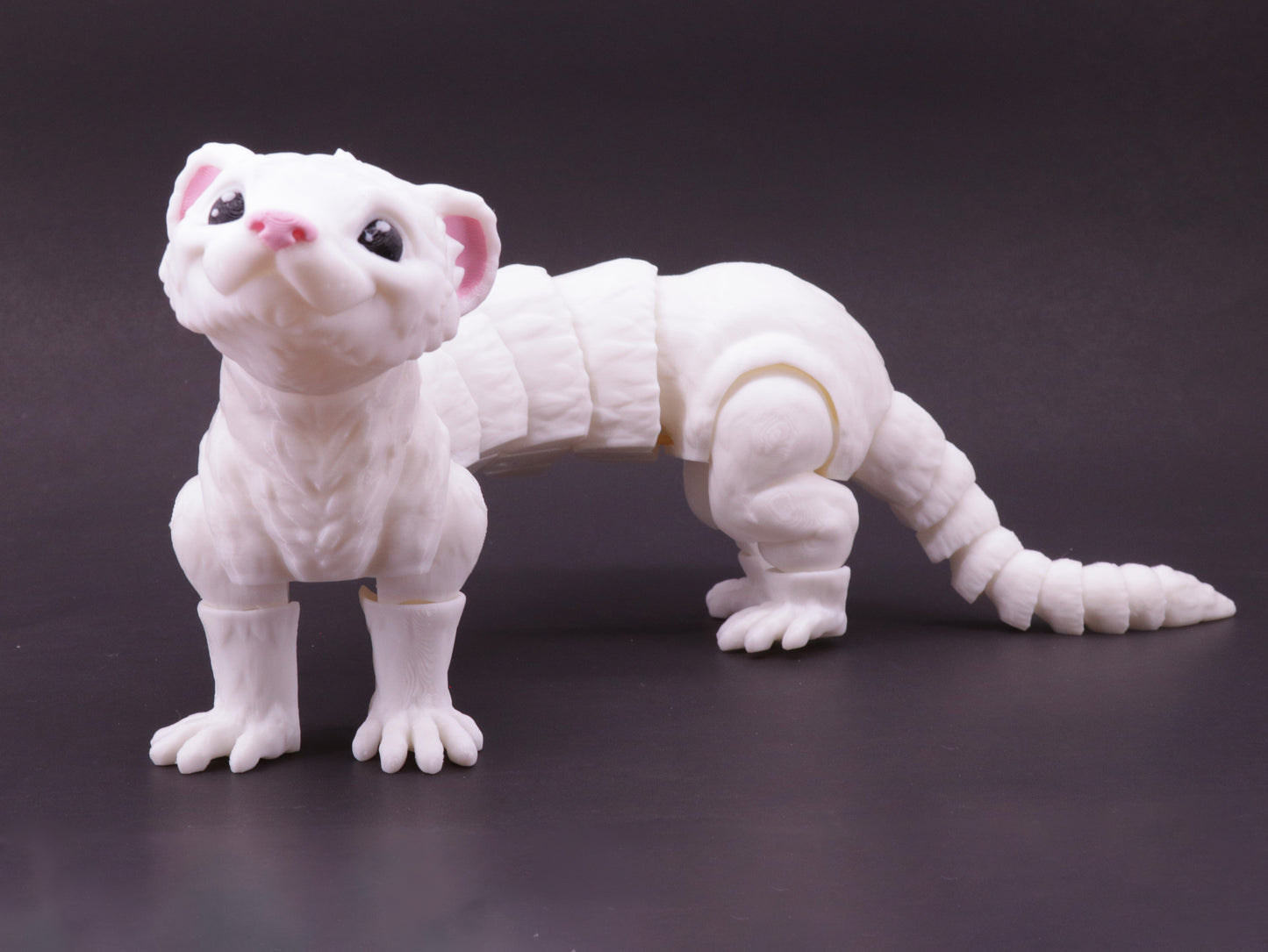 Ferret Fidget Adorable Sensory Toy Desktop Fidget, ADHD Fidget - 3D Printed for Adults and Teens