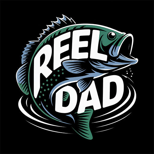 "Reel Dad" T-Shirt -Small Front / Large Back | Funny Graphic Tee for Fisherman Fathers (Copy)