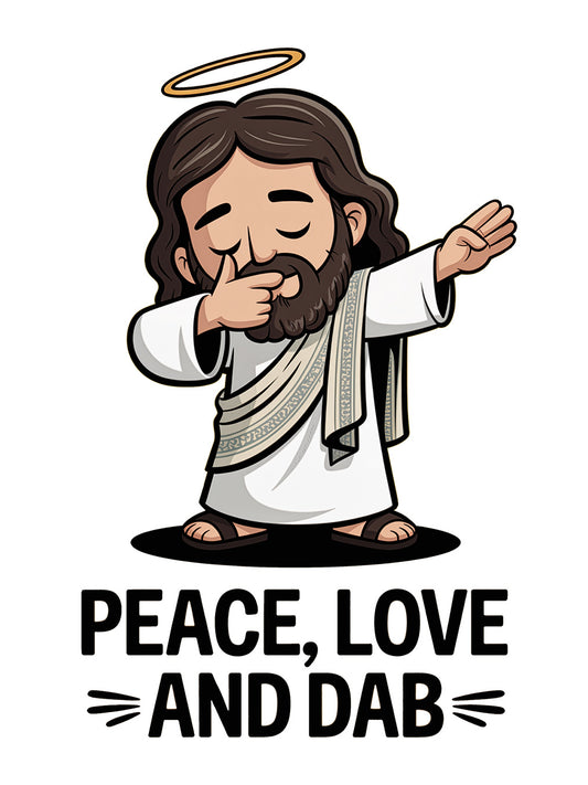 Jesus "Peace, Love, and Dab" T-Shirt