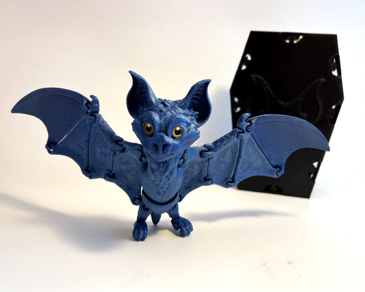 Articulated Bat - 3D Printed Fidget Creature