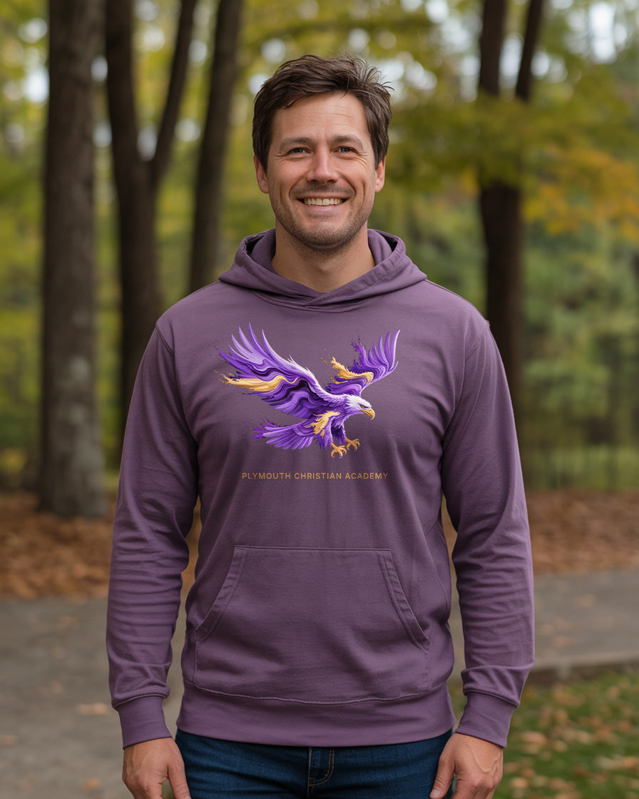 "Paint Swirl PCA Eagle" School Spirit Hoodie
