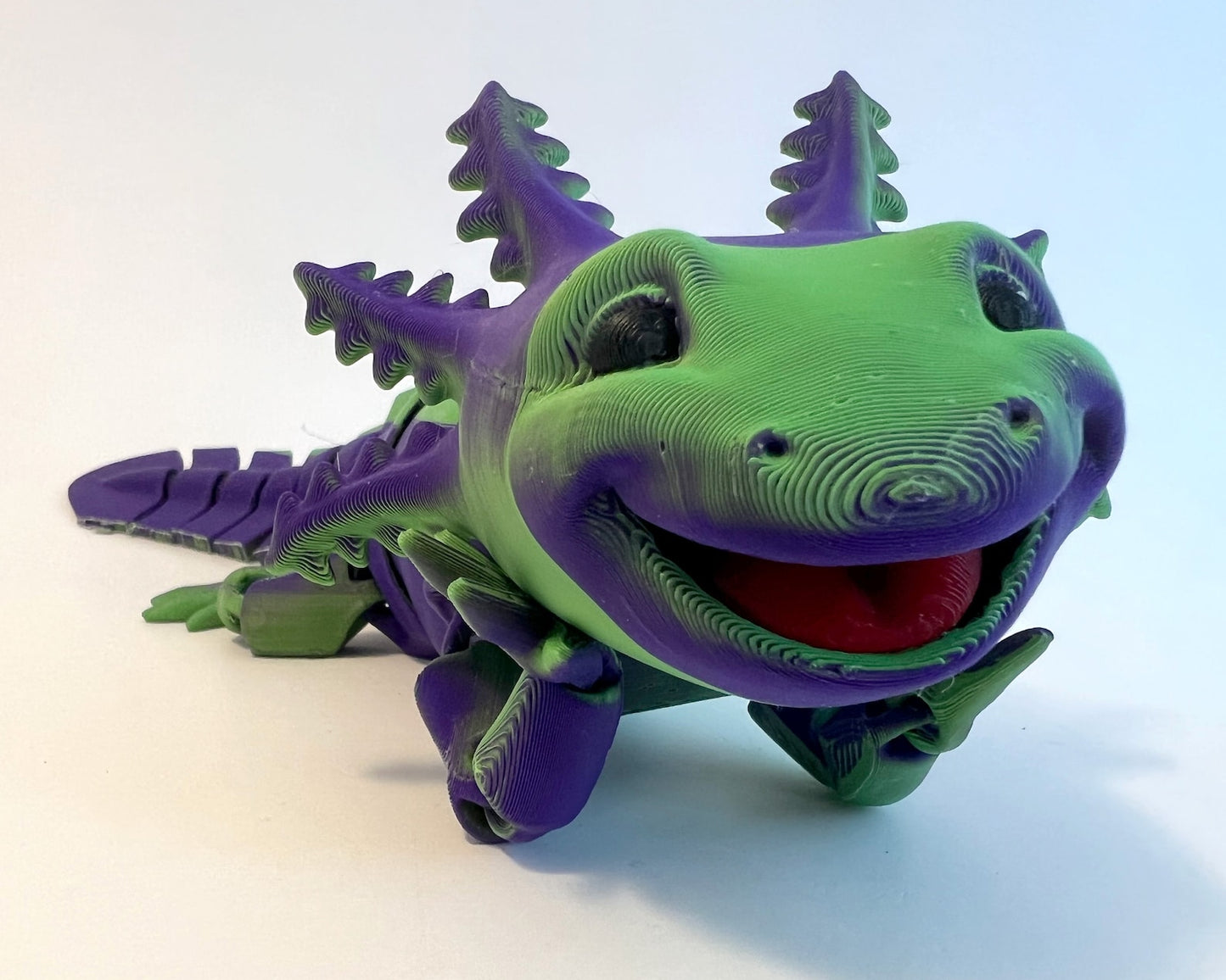 Axolotl Big Smile Edition - Articulated 3D Printed Fidget Creature