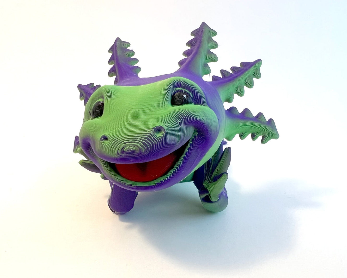 Axolotl Big Smile Edition - Articulated 3D Printed Fidget Creature