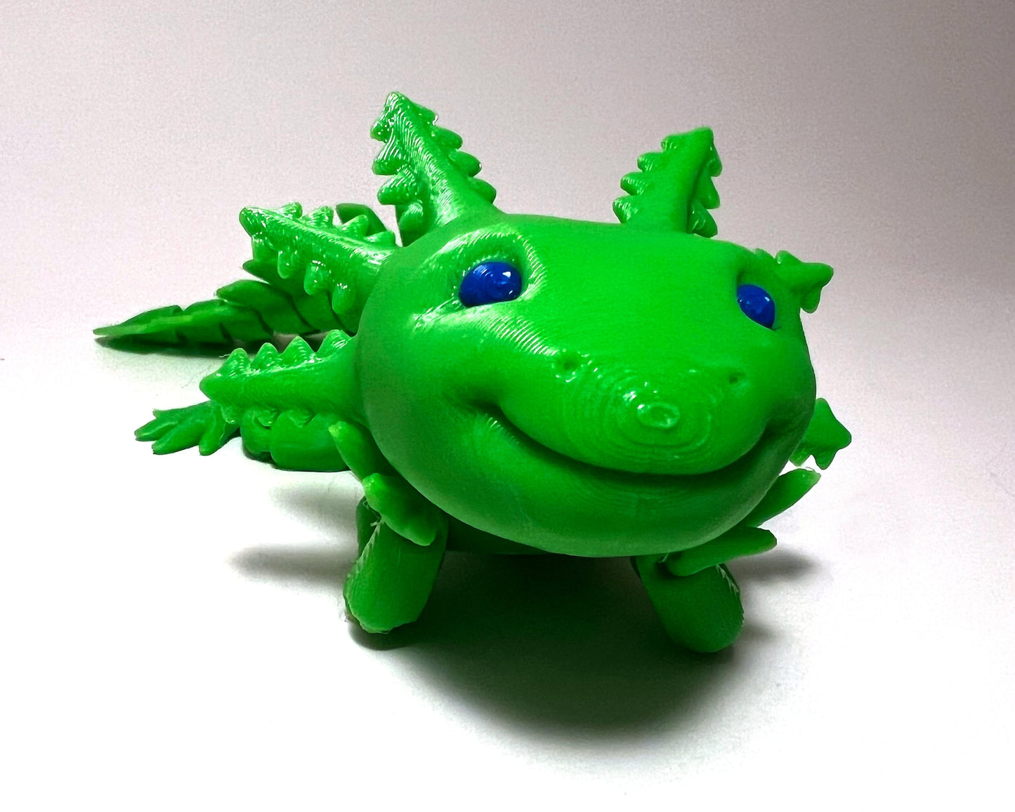 Axolotl Normal Smile Edition - Articulated 3D Printed Fidget Creature