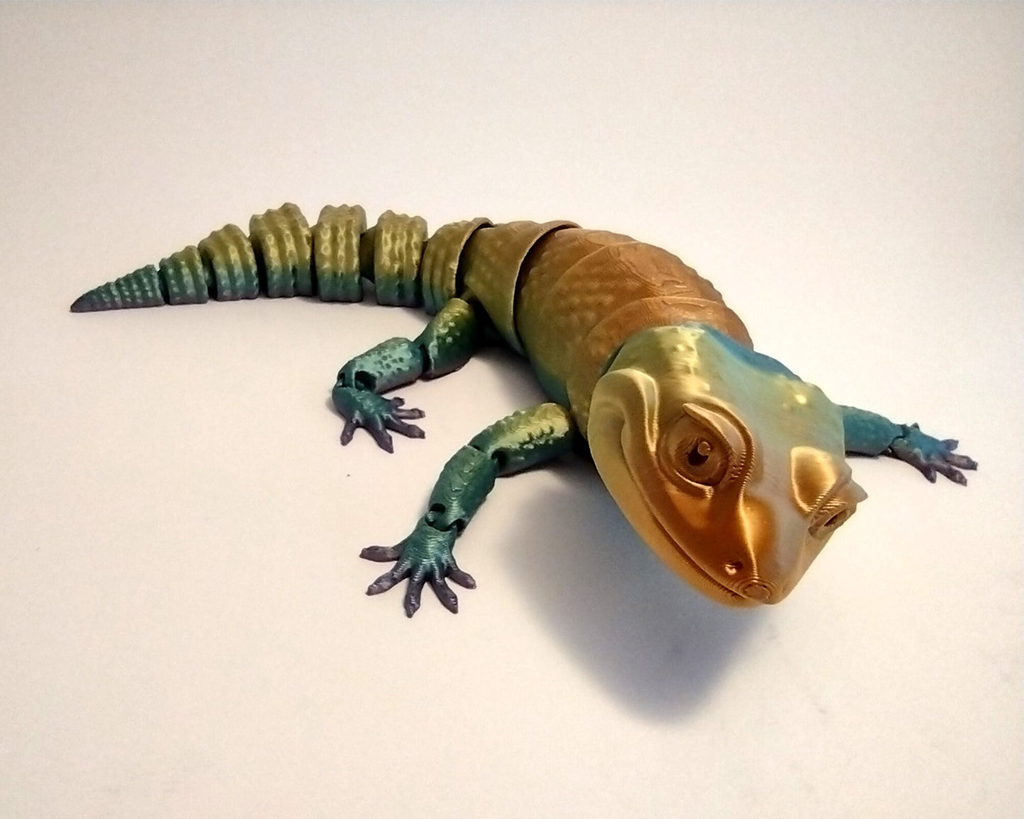 Leopard Gecko - Adorable Articulated 3D Printed Flexi Fidget Lizard