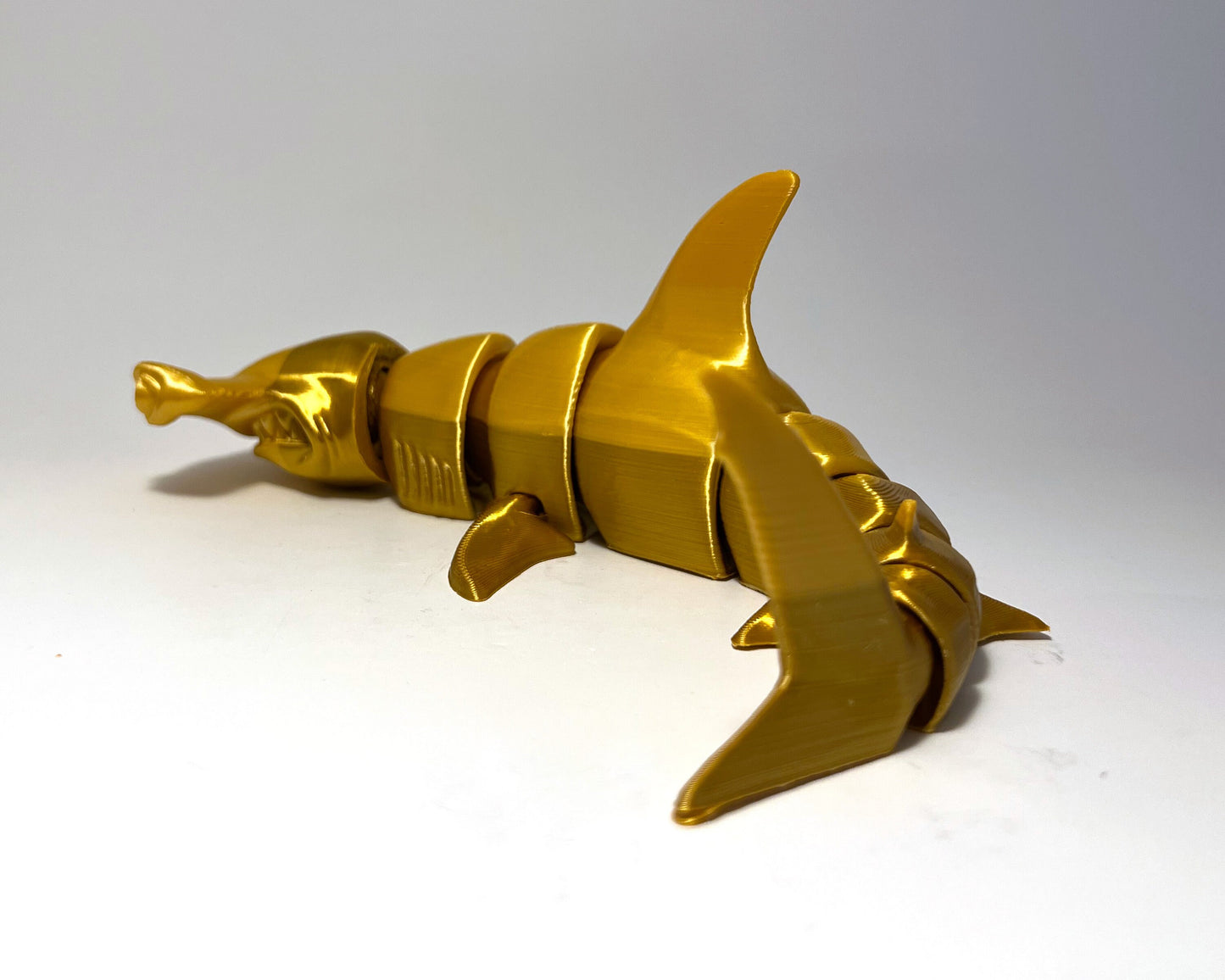 Flexi Hammerhead Shark - Articulated 3D Printed Flexi Fidget Creature