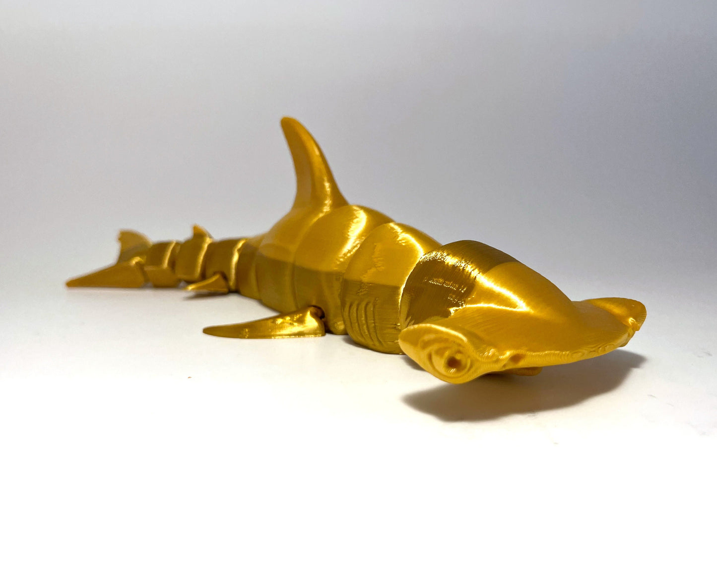 Flexi Hammerhead Shark - Articulated 3D Printed Flexi Fidget Creature