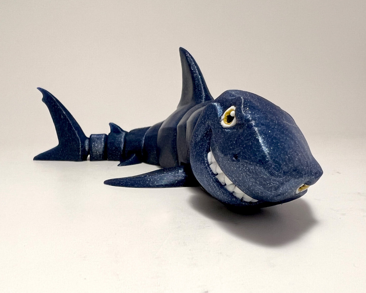 Flexi Great White Shark - Articulated 3D Printed Flexi Fidget Creature