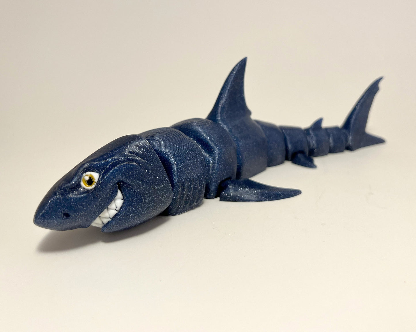 Flexi Great White Shark - Articulated 3D Printed Flexi Fidget Creature