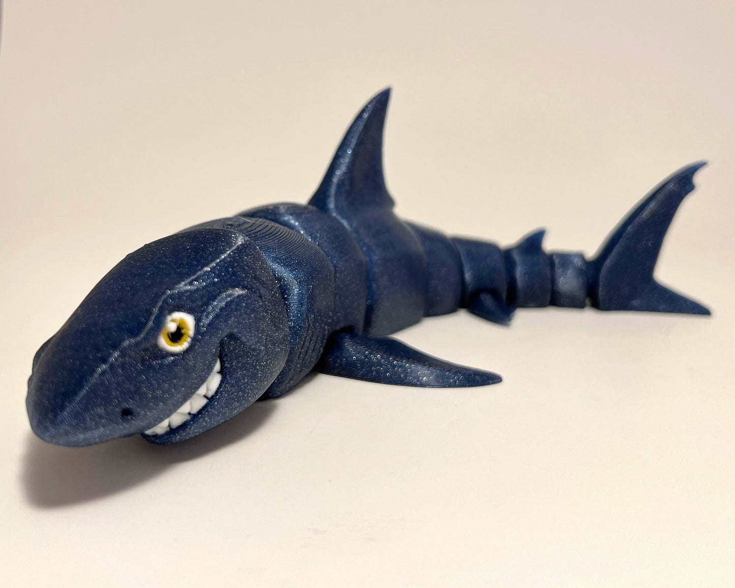 Flexi Great White Shark - Articulated 3D Printed Flexi Fidget Creature