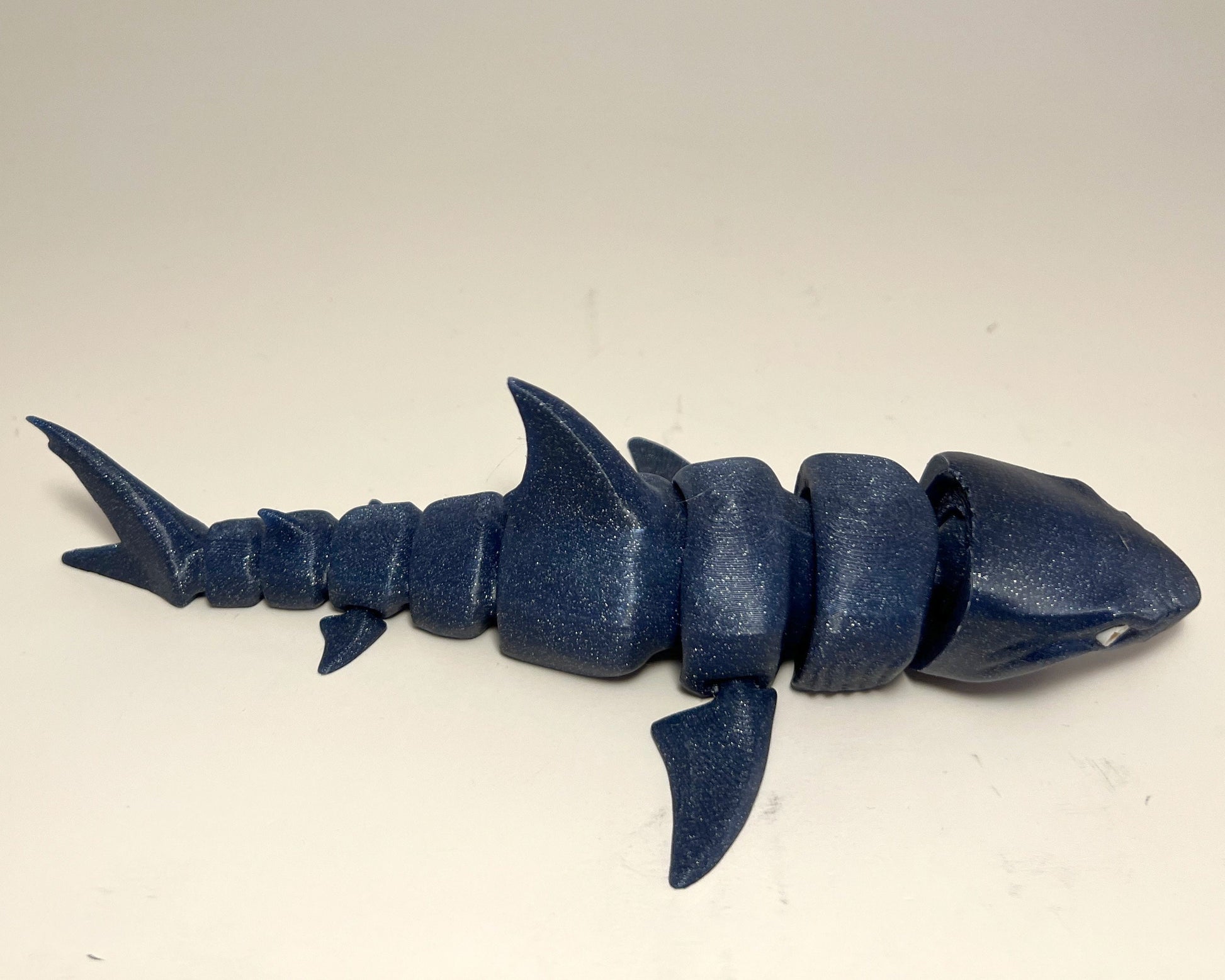 Flexi Great White Shark Articulated 3D Printed Flexi Fidget
