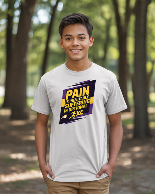 "Pain is Inevitable" Cross Country T-Shirt