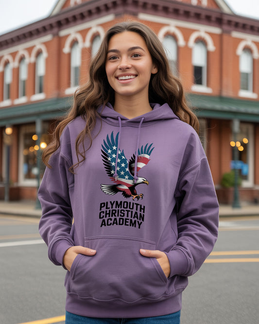"American PCA Eagle" High School Spirit Hoodie