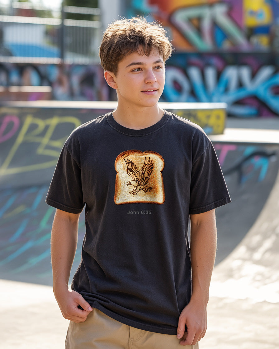 "Bread of Life" Eagle Tee - High School Christian Apparel