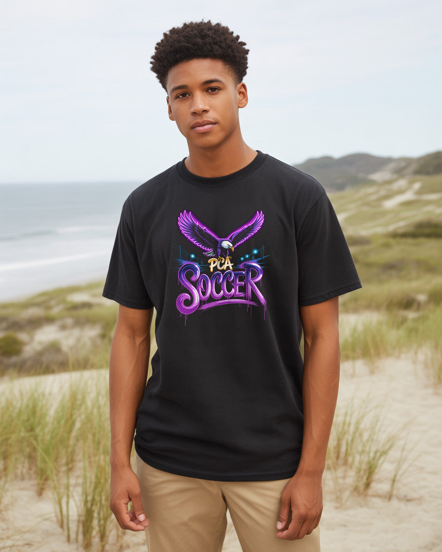 "PCA Eagle Drip" Soccer T-Shirt