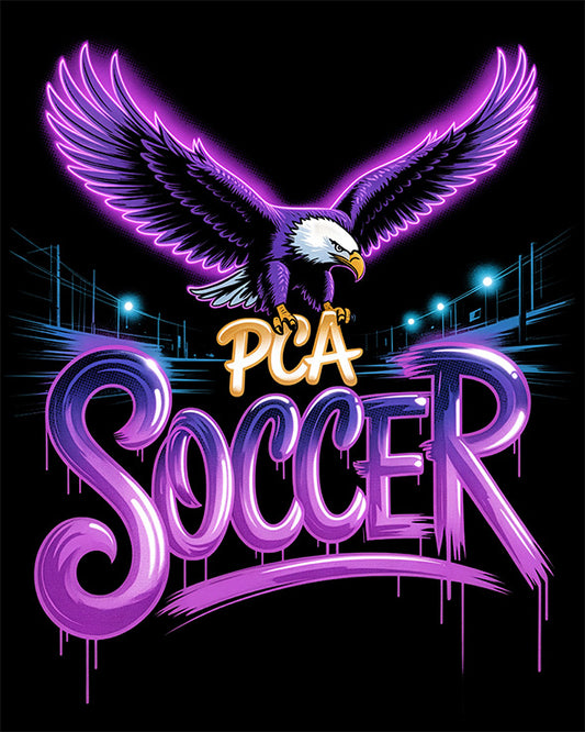 "PCA Eagle Drip" Soccer T-Shirt