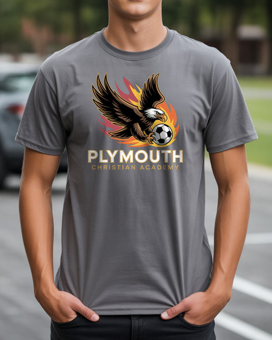 "Plymouth Christian Academy" Soccer T-Shirt