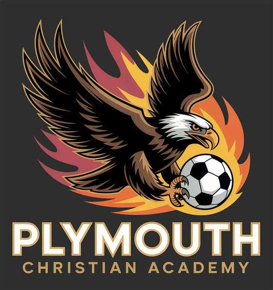 "Plymouth Christian Academy" Soccer T-Shirt