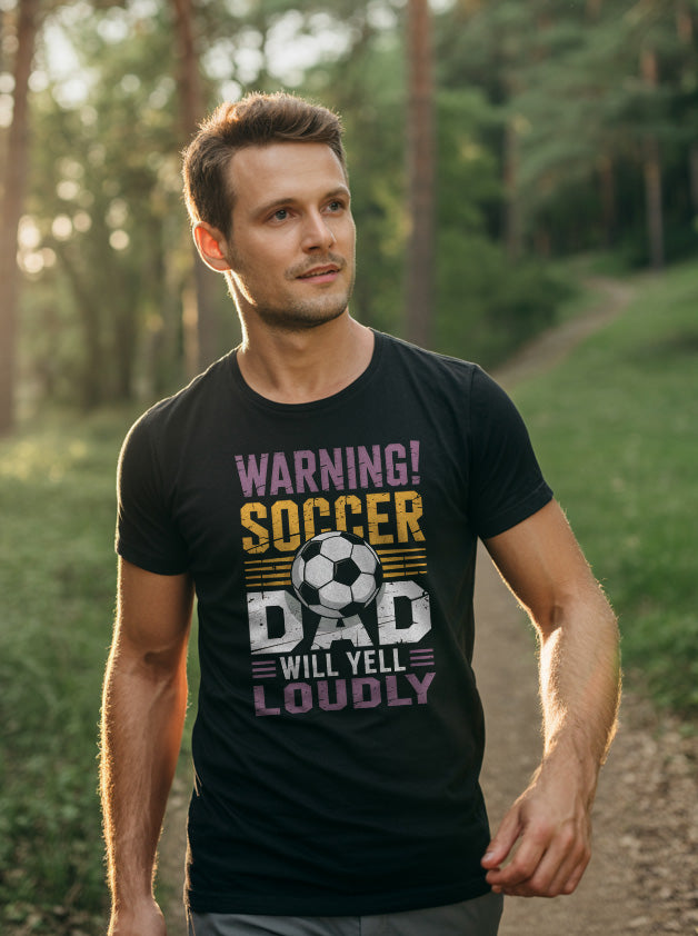 "Warning: Soccer Dad" T-Shirt