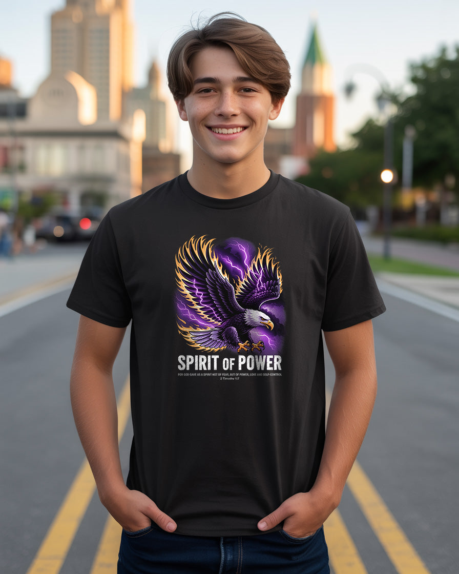 Spirit of Power Christian T-Shirt |  School Spirit