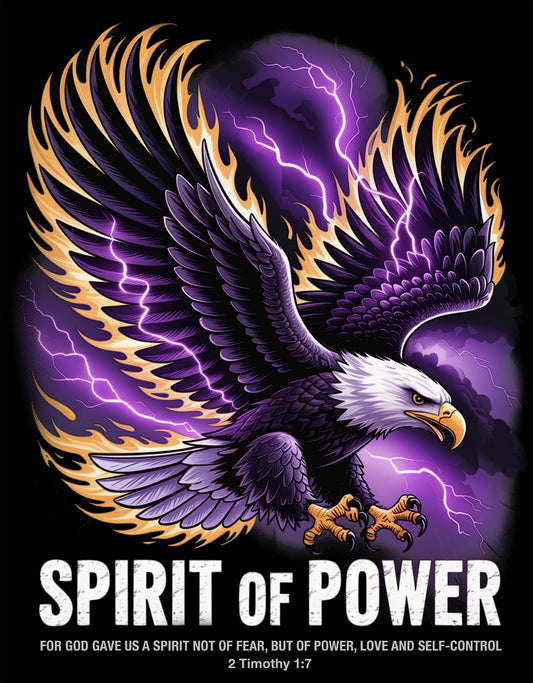 Spirit of Power Christian T-Shirt |  School Spirit