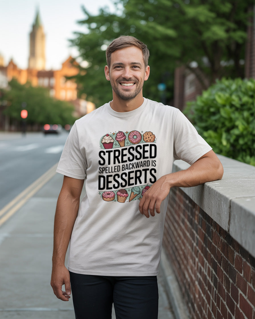 "Stressed is Desserts" T-Shirt